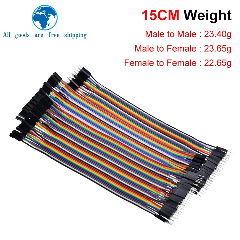 40-poliges Kabel für Dupont-Leitung, 10 cm, 20 cm, 30 cm Stecker – Bild 6