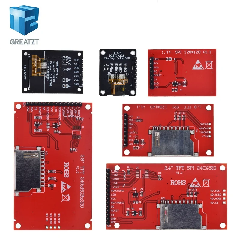TFT-Display 0,96/1,3/1,44/1,8/2,4/2,8/3,5 Zoll TFT-Vollfarbbildschirm – Bild 2
