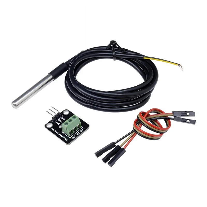 DS18B20 Temperatursensormodul-Kit, wasserdicht, 100 cm, digitales – Bild 4