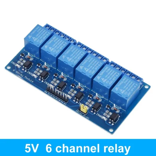 5V 12V 24V 1 2 4 6 8-Kanal-Relaismodul mit Optokoppler-Ausgängen 1 2 4 – Bild 4