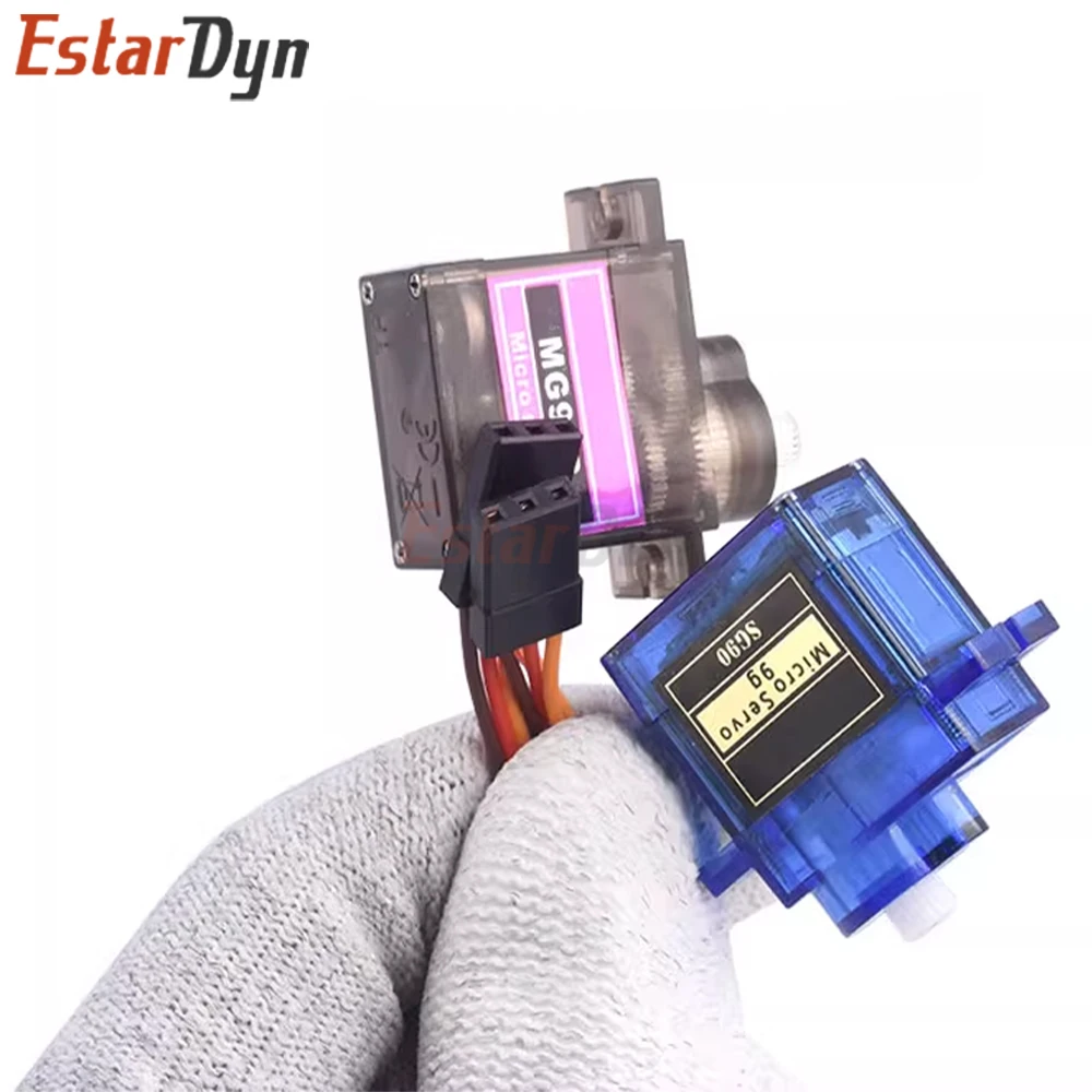 MG995 MG996R Metallgetriebe Servo 13 kg Drehmoment SG90 9 g Servomotor – Bild 6
