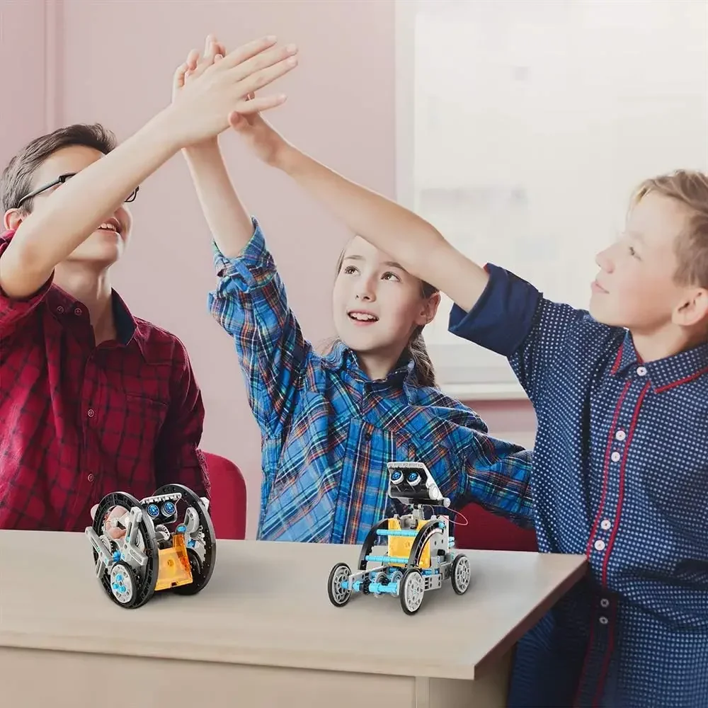 13-in-1-Bildungs-Solarroboter-Spielzeug, DIY-Gebäude – Bild 5