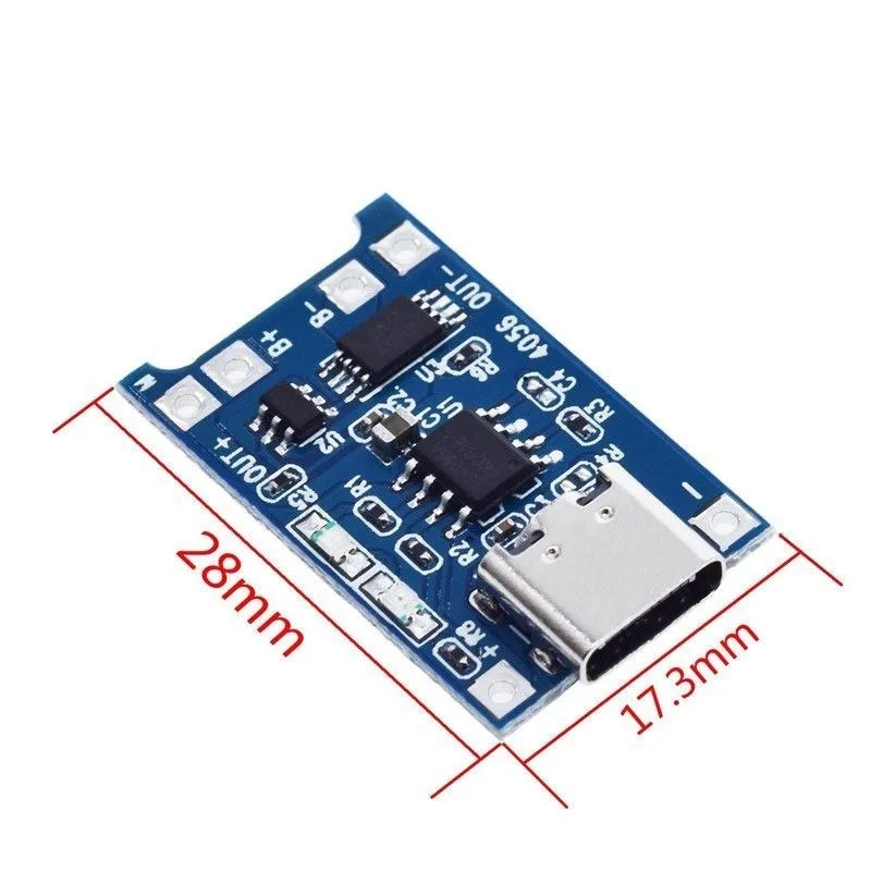 TP4056 18650 Lithium-Akku-Ladeplatte 3,7V 3,6V 4,2V 1A Lademodul – Bild 4