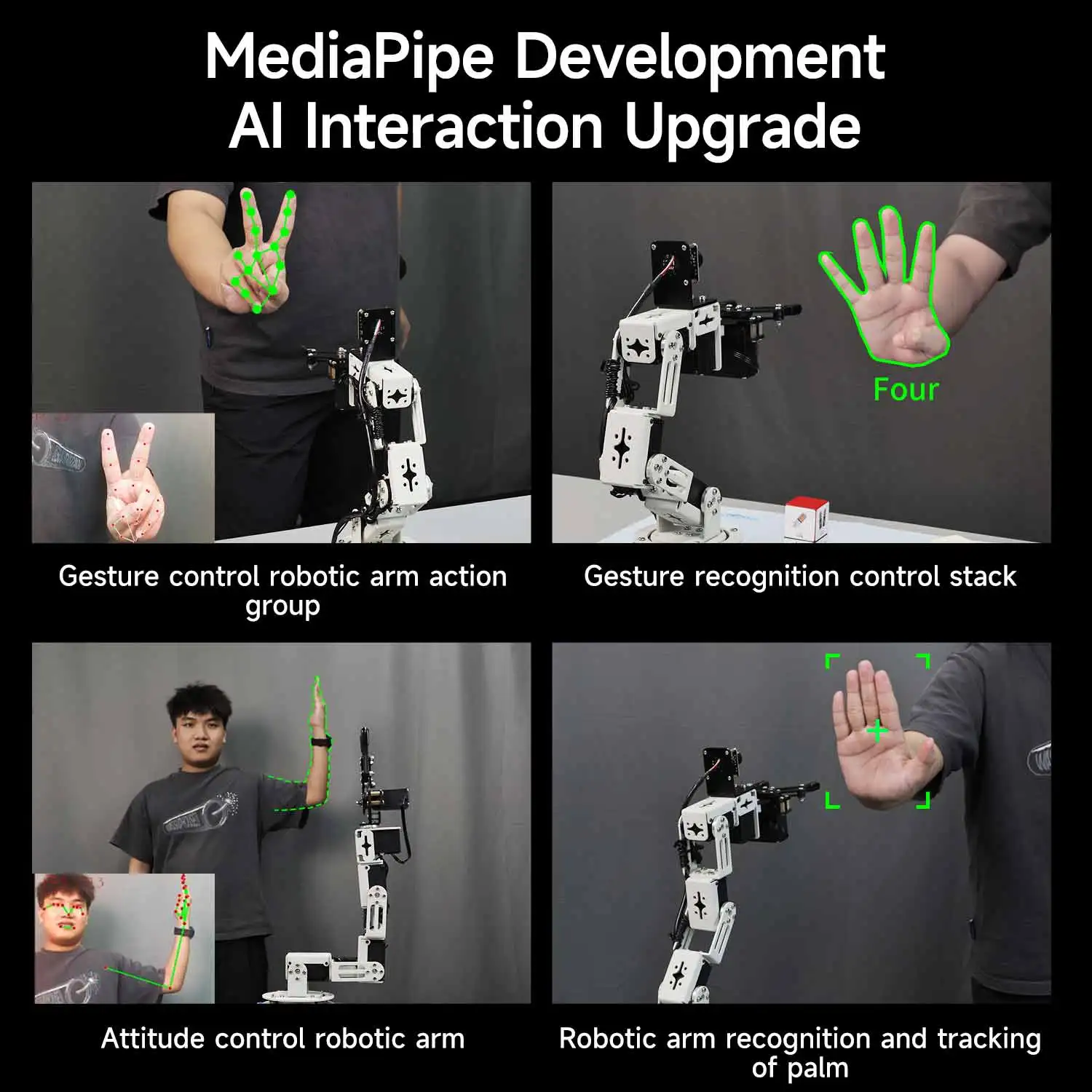 Roboterarm 6DOF KI Großmodell Vision ROS2 Python-Programmierung – Bild 4