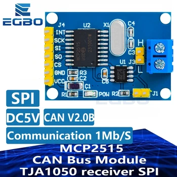 ~10PCS EGBO MCP2515 CAN-Bus-Modul TJA1050 Empfänger SPI für 51 MCU ARM Controller