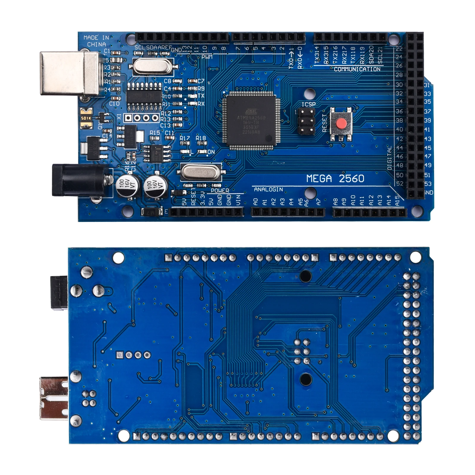 Mega2560 R3 ATmega2560-16AU CH340 Entwicklungsboard USB Typ B – Bild 3