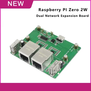 Himbeer Pi Zero 2W Dual Network Erweiterungs karte USB Hub Erweiterungs dock RJ45 Ethernet Hub Modul
