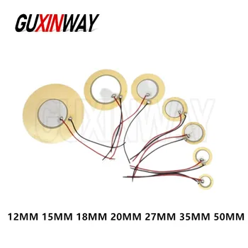 Summer Piezo Elements Sounder Sensor Trigger Drum Disc mit Draht für Loudspeake 12MM 15MM 18MM 20MM 27MM 35MM
