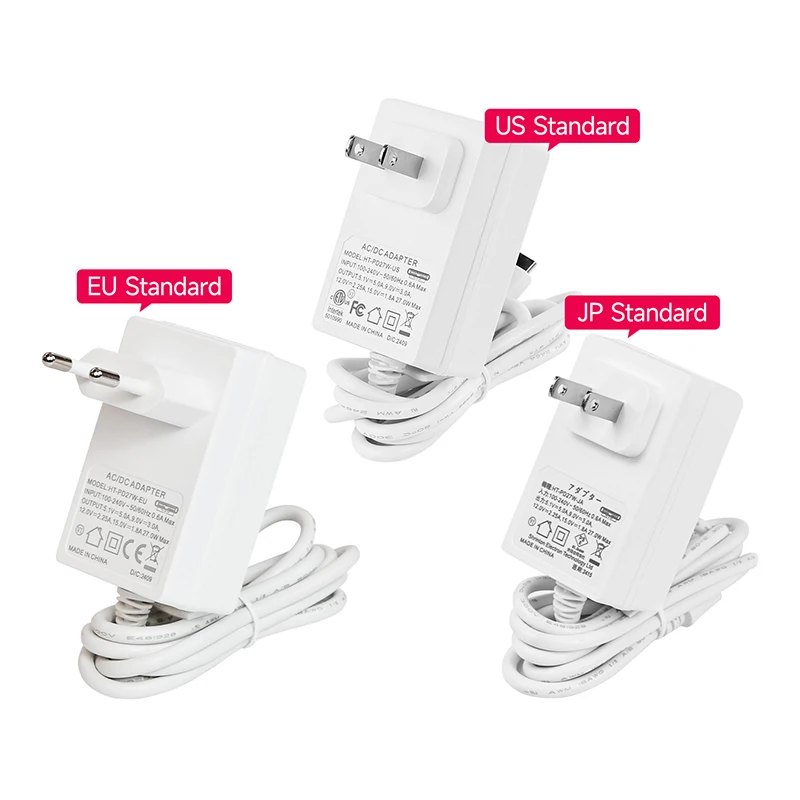 Raspberry Pi Netzteil PD 27W USB-C Stromadapter 5,1V 5A EU US JP – Bild 2