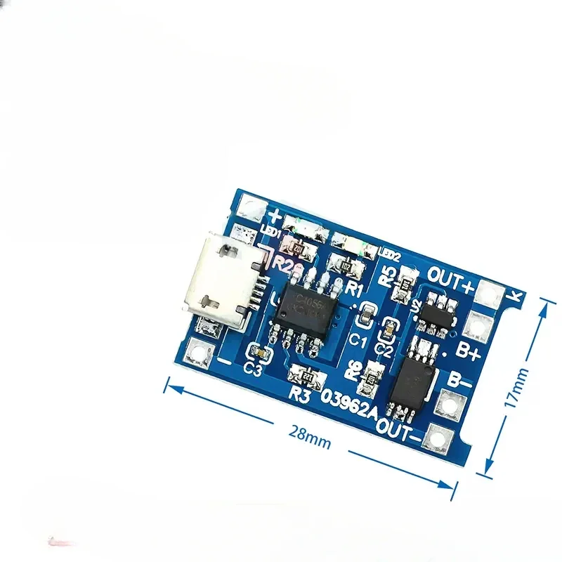 TP4056 18650 Lithium-Batterie Ladegerät Modul Typ-C/Micro/Mini USB 5V – Bild 4