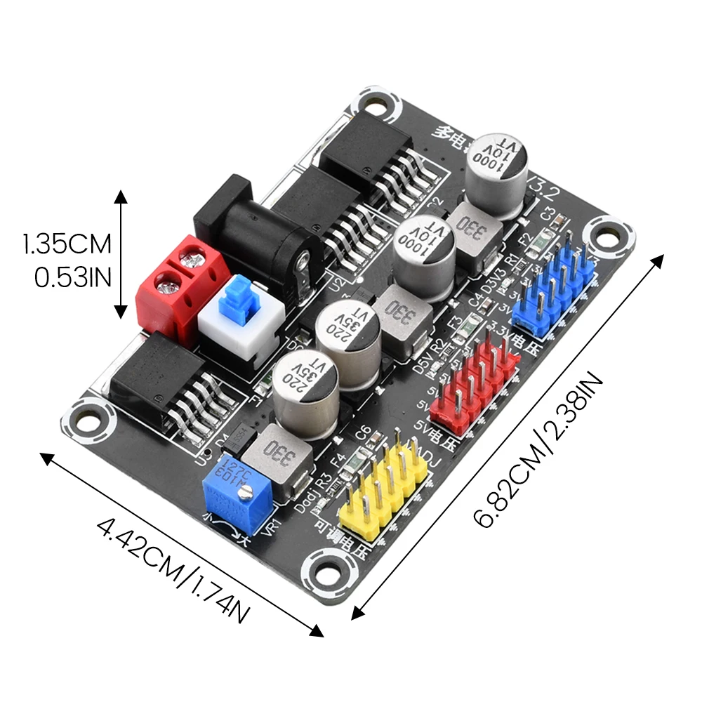 LM2596 DC7-25V zu DC3.3V/5V Einstellbares Step-Down-Modul, Geregeltes – Bild 4