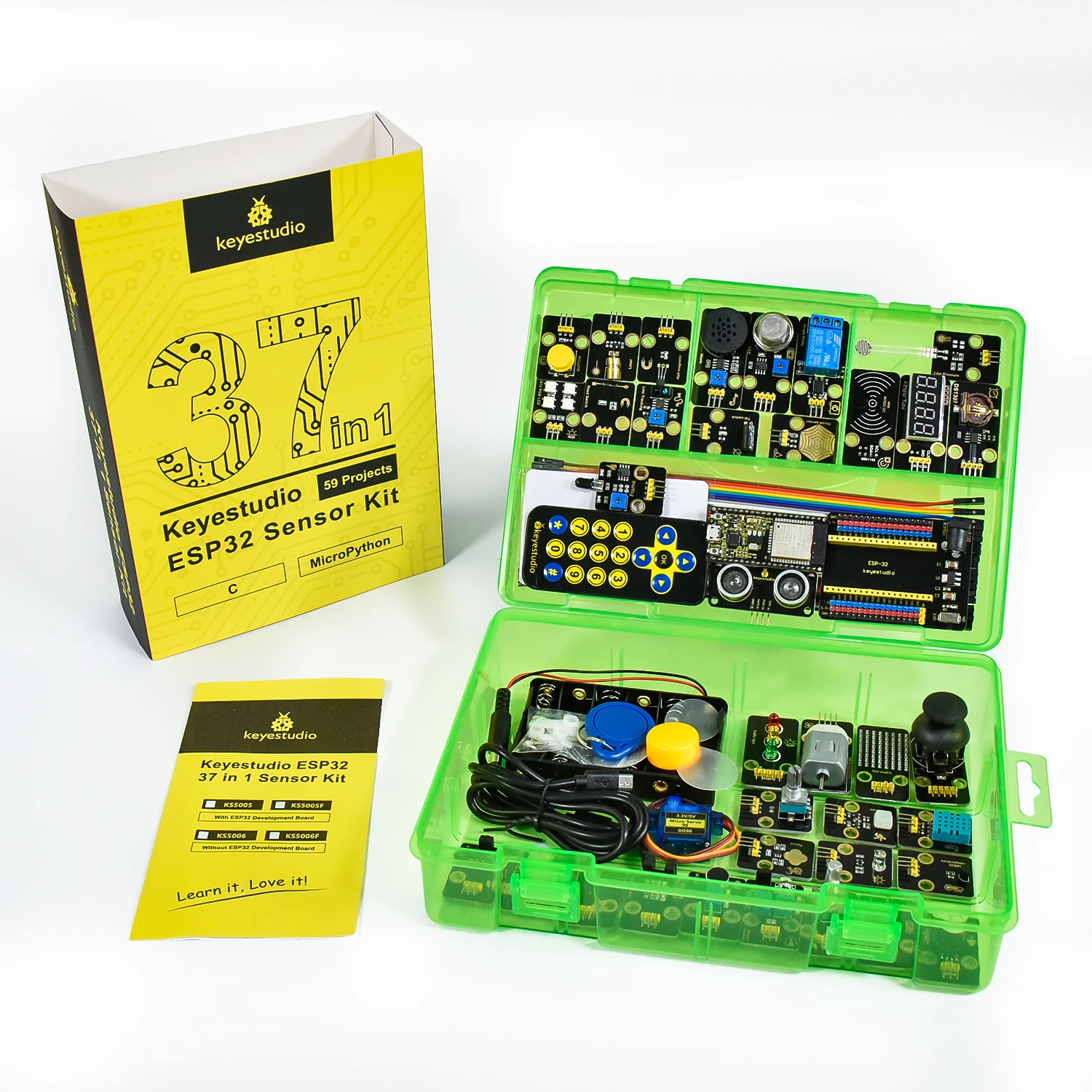 Keyestudio ESP32 RFID 37-in-1-Sensor-Kit mit ESP32-Board für Arduino – Bild 6