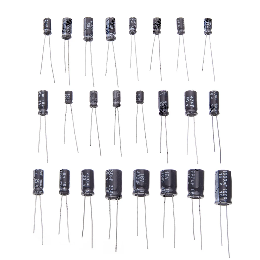 0,1UF-1000UF 24 Werte Aluminium-Elektrolytkondensatoren (500 Stück) – Bild 6
