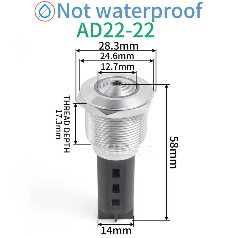 Metall-Summer AD16-22 12V/24V/220V 16mm/19mm/22mm – Bild 5