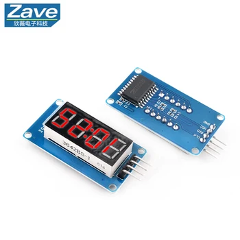 TM1637 4 Bits Digitales LED-Anzeigemodul für Arduino 7 Segment 0,36 Zoll Uhr ROTE Anodenröhre Vier serielle