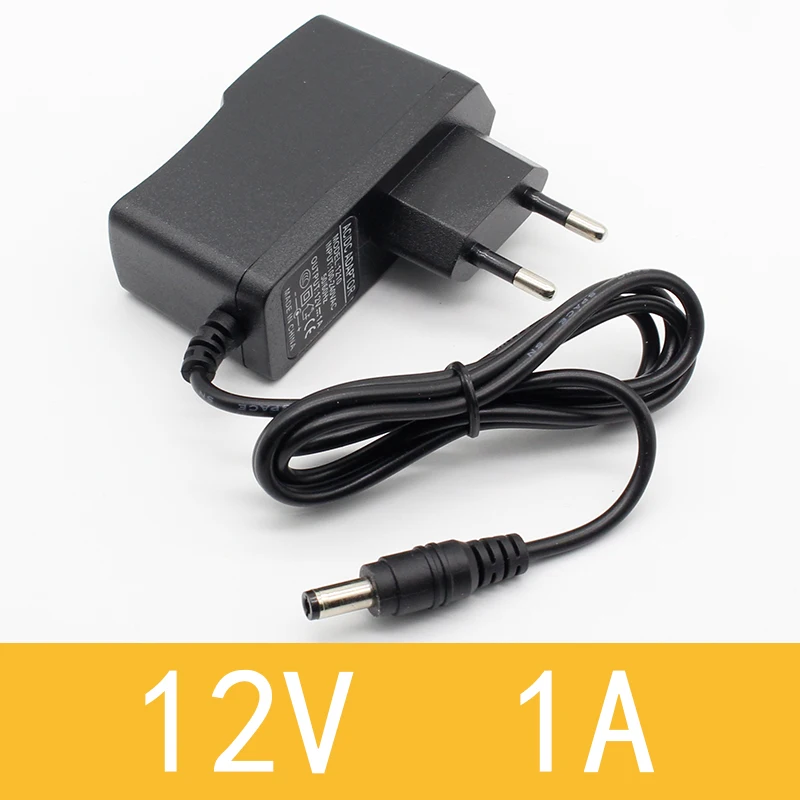 100-240V AC zu DC Netzadapter Ladegerät 5V 12V 1A 2A 0,5A EU-Stecker – Bild 5