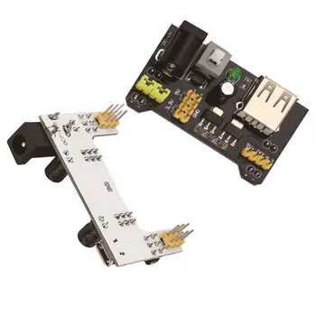 MB102 Breadboard Netzteil Modul/MB102 weiß Breadboard Gewidmet Power Modul 2-weg 3,3 V 5V MB-102 solderless