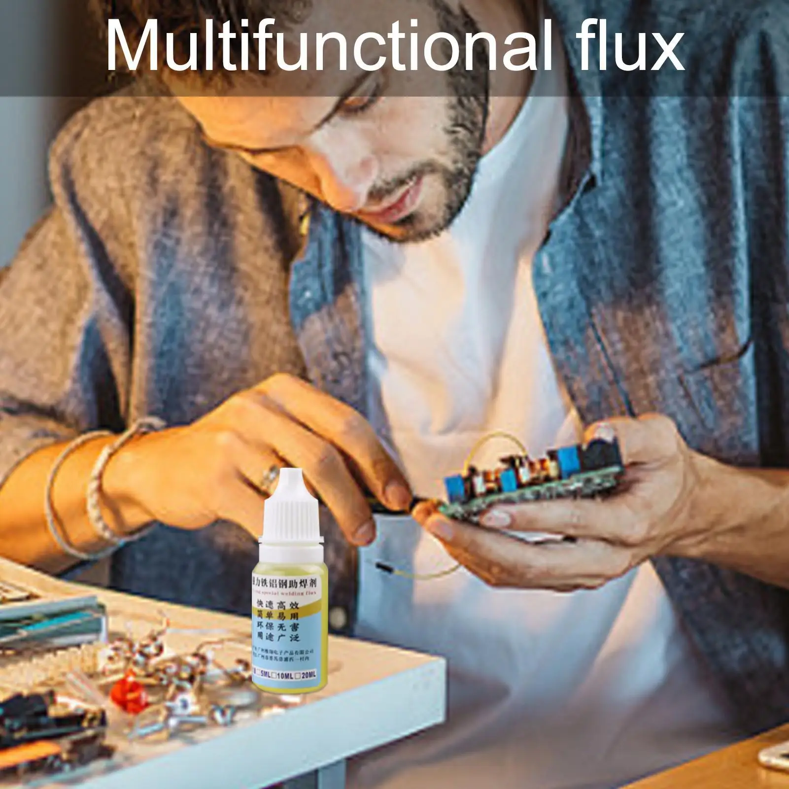 Flüssiges Aluminium-Lötflussmittel, keine Wasserreinigung erforderlich, multifunktionales flüssiges
