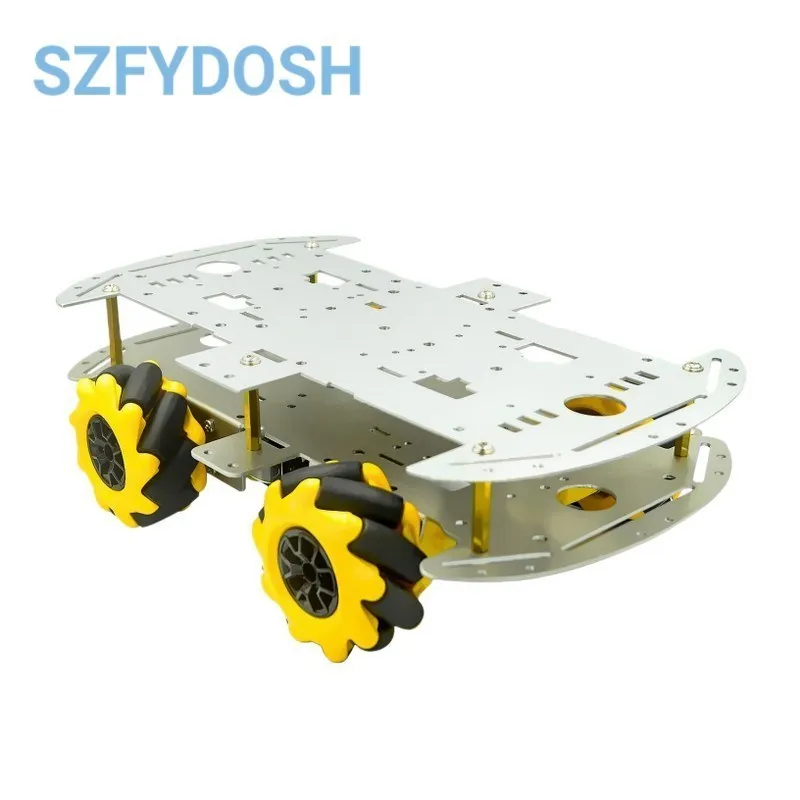 Mecanum Rad omni direktion ale Roboter Auto Chassis Kit mit 4 stücke tt Motor für Arduino Raspberry Pi DIY