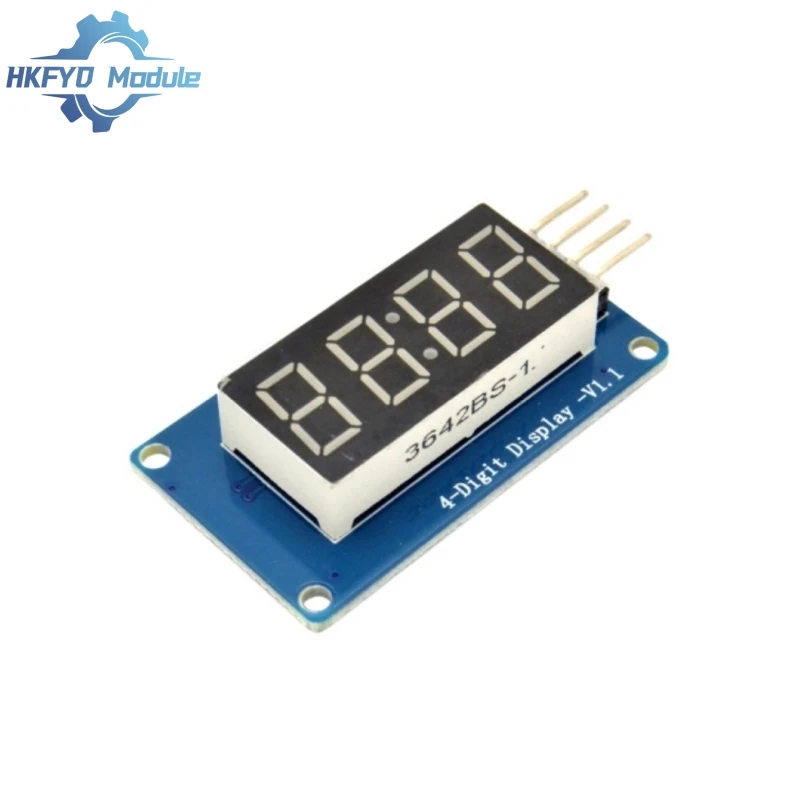 TM1637 LED-Anzeigemodul für Arduino 7 Segment 4 Bits 0,36 Zoll Uhr – Bild 3