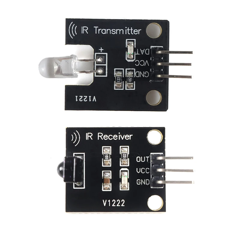 IR Sender Empfänger Sensor Modul Kit 38 KHz 10 M 5 V für Arduino Nano Fernbedienung ESP8266 DIY elektronische