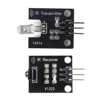 IR Sender Empfänger Sensor Modul Kit 38 KHz 10 M 5 V für Arduino Nano Fernbedienung ESP8266 DIY elektronische