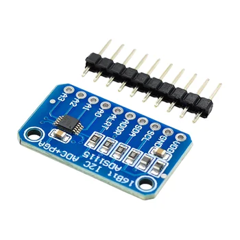 ADS1115 Ultra-Kleines 16-Bit Präzisions-Analog-Digital-Wandler (ADC) Entwicklungsboard-Modul mit 4 Kanälen
