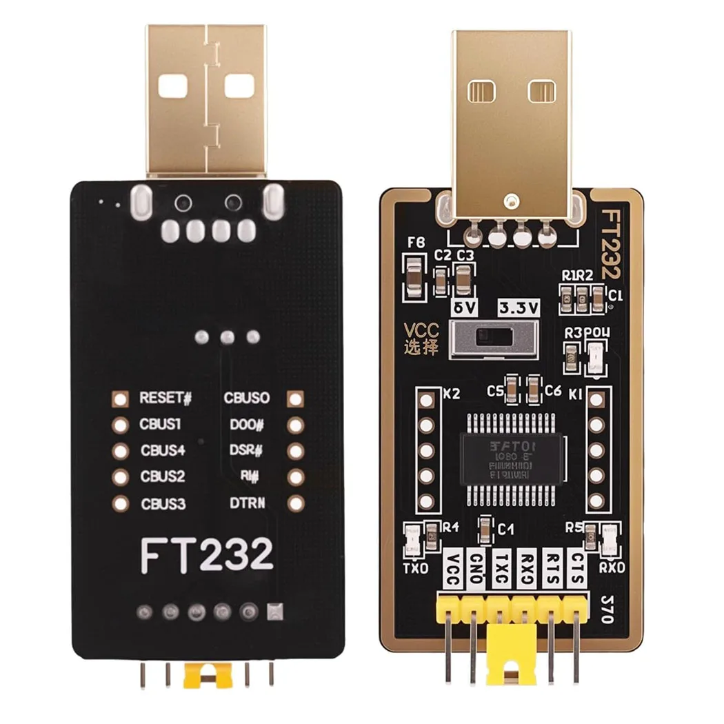 USB-zu-TTL-Adapter FT232RL, USB-zu-Seriell-Konverter mit FTDI UART – Bild 3