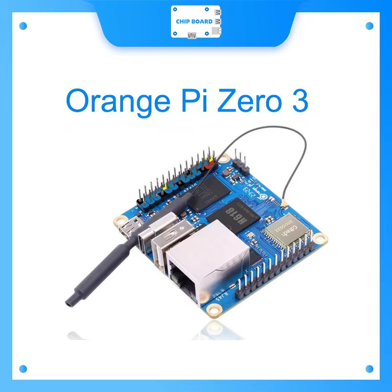 Orange Pi Zero 3 DDR4 Allwinner H618 WiFi5+Bluetooth5.0 Mini-PC Entwicklungsboard Orange Pi Zero3