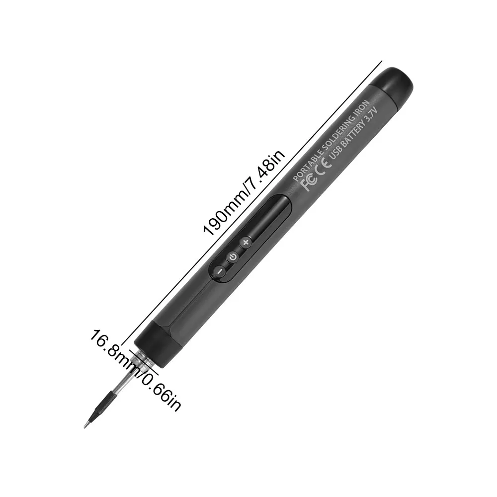 USB-Lötkolben-Set, intelligent, 300-450 °C, einstellbare Temperatur – Bild 6