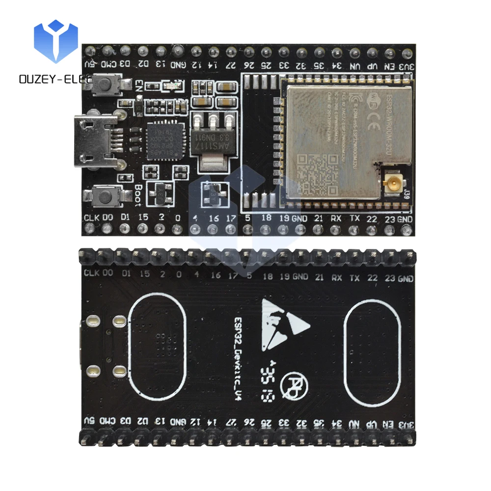 ESP32-DevKitC V4 Development Board WROOM-32U Modul IoT Development Board Micro USB Schnittstelle Demo Board