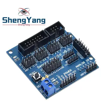 TZT V5.0 Sensors Shield Erweiterungsplatine für Arduino Elektronische Bausteine Roboterzubehör Shield V5