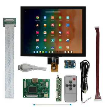 8 Zoll 1024*768 IPS 4:3 Bildschirm LCD-Monitor Treiber-Steuerplatine Digitalisierer Touchscreen für Raspberry