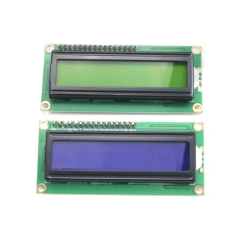 1602A 16x2 LCD-Anzeigemodul mit I2C-Schnittstellenadapter, blaue/gelb-grüne Hintergrundbeleuchtung für Arduino