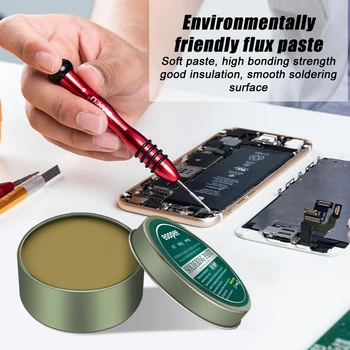 10-200 g Lötpaste, Flussmittel, Kolophoniumpaste, Lötflussmittel für Elektronik, kein sauberes Flussmittel