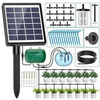 Intelligentes Solarbewässerungsset 6V 2W mit eingebauter 1800mAh Batteriebewässerung für Topfpflanzen DIY