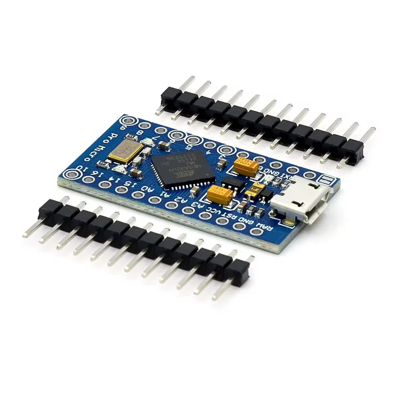 Pro Micro ATmega32U4 Entwicklungsboard 5V/16MHz ATmega32U4 Typ-C USB-Schnittstelle mit 2-reihiger Stiftleiste