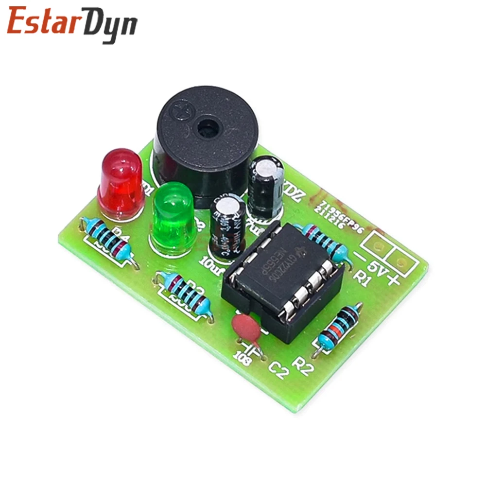 NE555 Astable Multivibrator Kit NE555P Nicht stabile Schaltung Dual – Bild 4