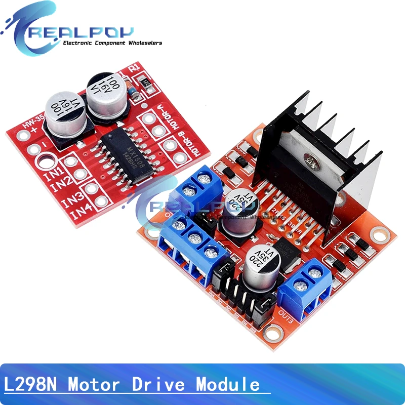 L298N Treiberplatine Modul L298N Schrittmotor Smart Car Roboter Steckbrett Peltier High Power L298 DC Motor
