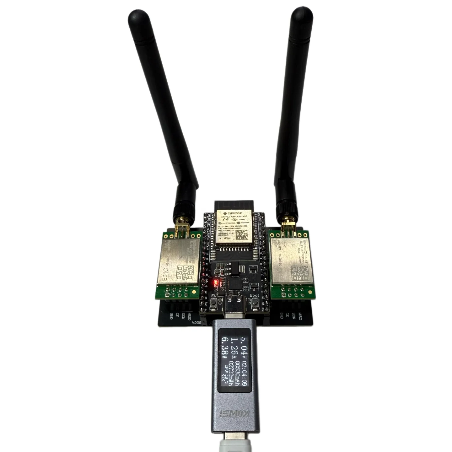 NRF24L01 Hochleistungsversion mit ESP32-DevKitC+E01C 5V2A Netzteil – Bild 2