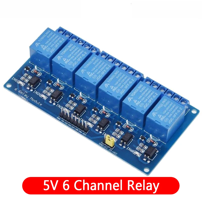 5 V 12 V 1 2 4 6 8-Kanal-Relaismodul mit Optokoppler-Relaisausgang 1 2 – Bild 5