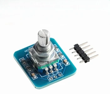 Das 360-Grad-Encoder-Modul, das Drehgebermodul mit Drehknopf, ist für Single-Chip-Mikrocomputer STM geeignet