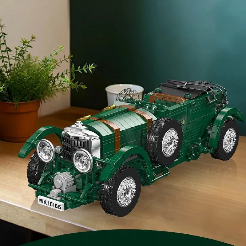 Klemmbausteine Oldtimer-Bausteine, europäischer klassischer Rennwagen – Bild 5