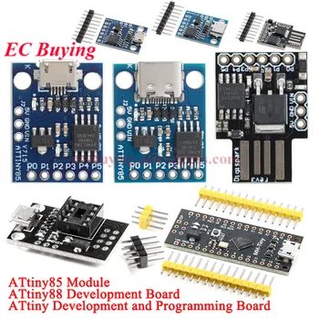 ATTINY Digispark Kickstarter Micro Typ-C USB-Entwicklungsprogrammiererplatine ATTINY85/TINY85 Modul (10 Stück)
