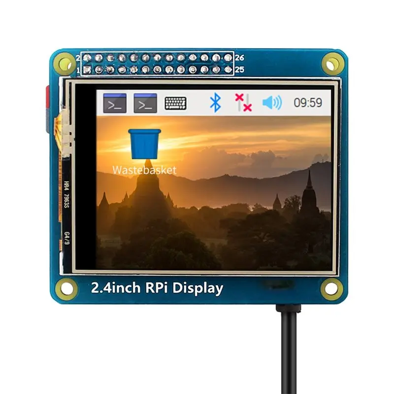 Kompakt für Raspberry Pi, kompatibel mit 2,4-Zoll-Touchscreen-Display – Bild 5