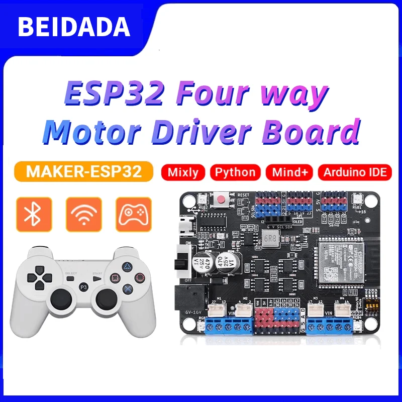 Esp32-Entwicklungsplatine, 2,4 g, kabelloses WLAN + Bluetooth, 2-in-1-Dual-Core-CPU, IoT-Servotreiber