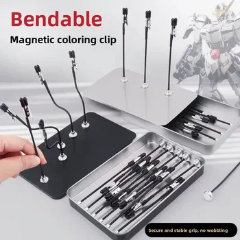 Magnetische Dritte Hand zum Löten - Lötwerkzeug mit flexiblen Armen, PCB-Halter, Krokodilklemmen