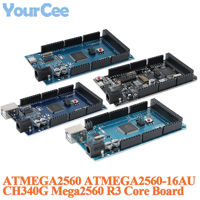 ATMEGA2560 ATMEGA2560-16AU CH340G R3 Embed Development Core Board Modul Pro Mini Mega WiFi AVR TYPE-C USB