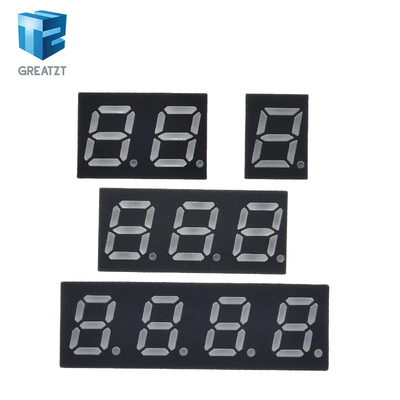 0,56 zoll LED display 7 Segment 1 Bit/2 Bit/3 Bit/4 Bit Digit Rohr Rot – Bild 5