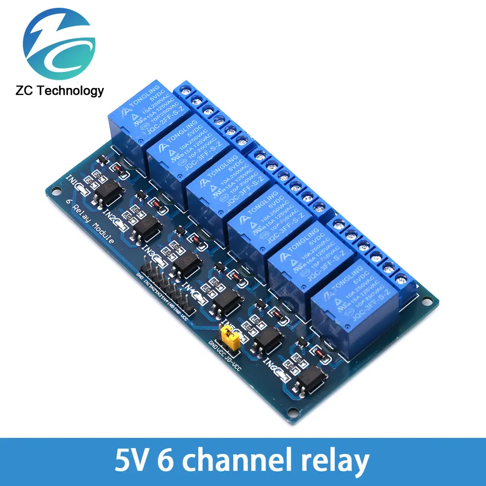 5V 12V 1 2 4 6 8-Kanal-Relaismodul mit Optokoppler. Relais ausgang 1 2 – Bild 4